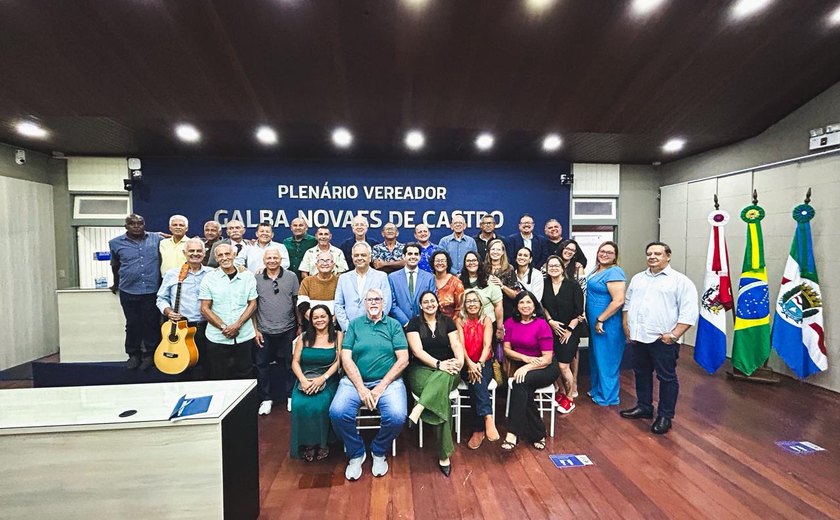 Atletas master são reconhecidos em sessão especial na Câmara Municipal de Maceió