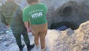 Prefeitura de Rio Largo é autuada por lançar esgoto em área de nascentes