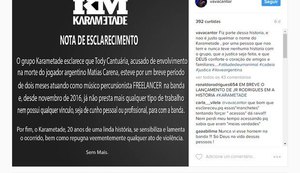 Vavá, do 'Karametade', fala sobre ex-vocalista acusado de assassinato