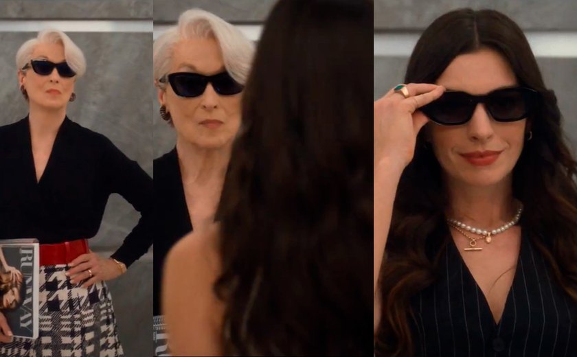 Meryl Streep e Anne Hathaway brilham no teaser de 'O Diabo Veste Prada 2'; assista o vídeo