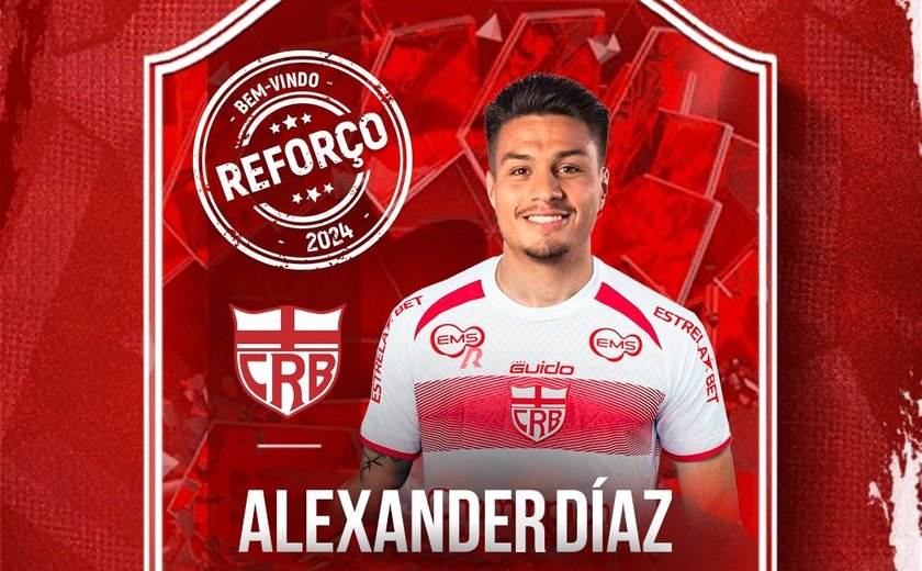 CRB anuncia contratação do atacante argentino Alexander Díaz