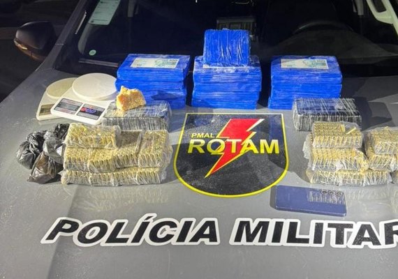 Rotam apreende drogas e mais de mil munições em ação na Vila Brejal