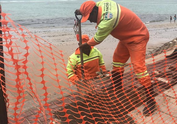 Secretaria de Infraestrutura envia ao IMA estudo sobre contenção na orla de Maceió