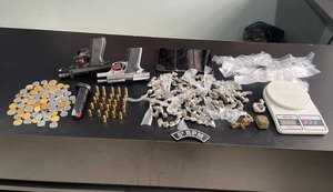 PM/AL apreende 25 armas e 12 quilos de drogas em uma semana