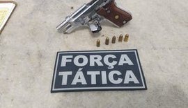 Homem é preso por porte ilegal de armas