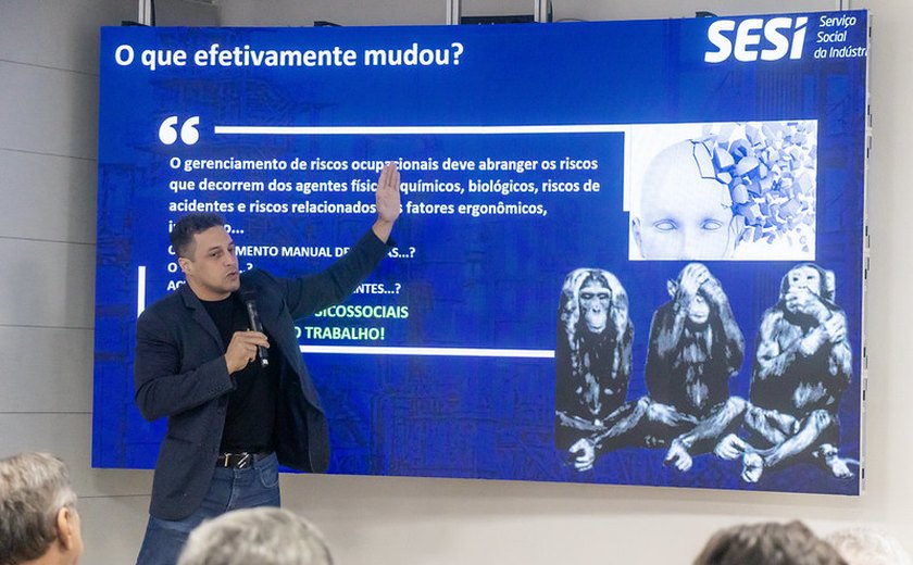 Sesi Alagoas orienta indústrias sobre adequações à nova NR-1