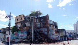 Prédio que desabou será demolido nesta segunda