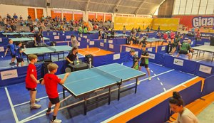 Alagoas conquista 17 medalhas nos dois primeiros dias da Copa Brasil Ouro de Tênis de Mesa.