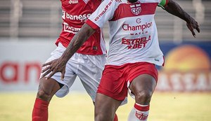 CRB estreia na Copa do Nordeste vencendo o Sergipe por 1 a 0