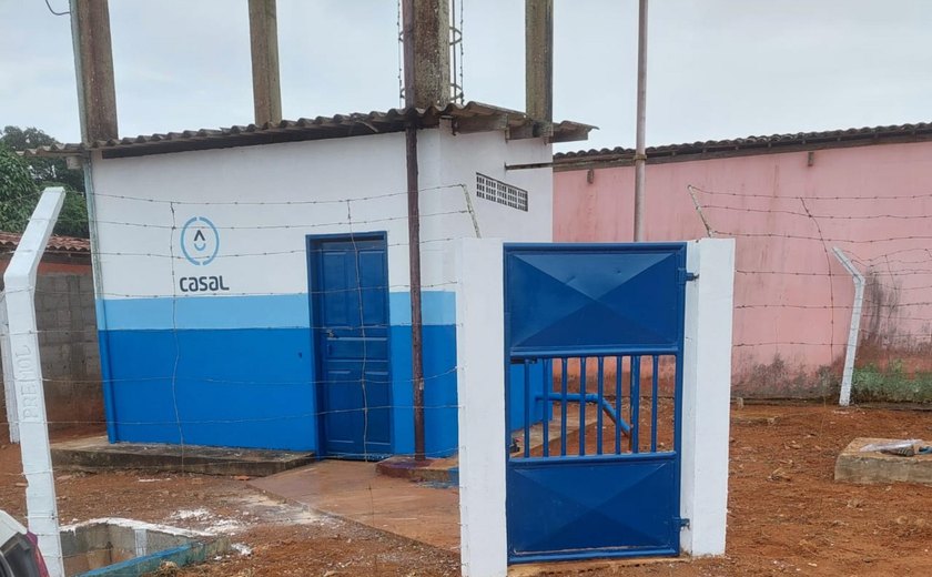 Casal segue com serviços de limpeza e pintura em Estações Elevatórias da região Serrana