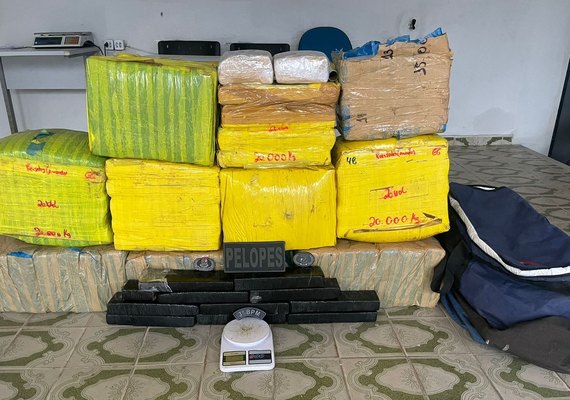 3º BPM apreende 187 quilos de maconha em Arapiraca