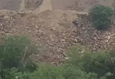 Moradores de Craíbas ficam assustados com deslizamento de terra na Mineradora Vale Verde