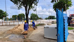 Parque da Criança, no Benedito Bentes, inicia fase de acabamento