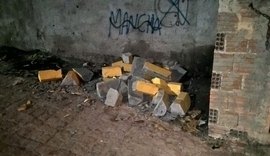 Sinalização recém-implantada no bairro de Cruz das Almas é alvo de vandalismo