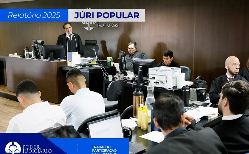 Mês do Júri em Alagoas teve 79 condenações e 52 absolvições