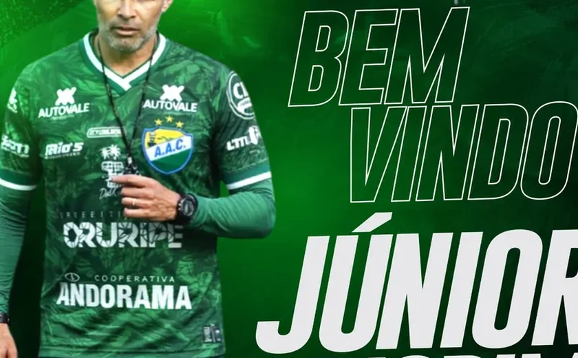 Júnior Amorim assume o Coruripe e tenta reverter início ruim na temporada