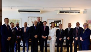 Presidente Fábio Bittencourt representa TJ/AL em reunião do Consepre com Hugo Motta