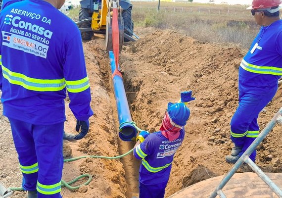 Mais Água Alagoas: obra expande rede de abastecimento em Igaci com 15 km de nova adutora