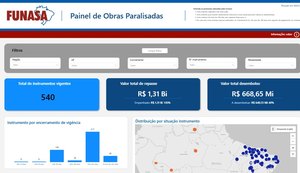 Painéis de obras e convênios ampliam transparência da Funasa