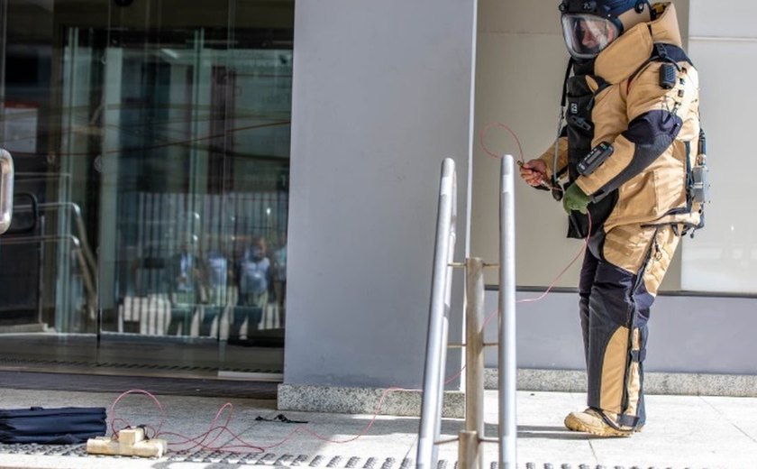 SSP realiza simulado de ataque a banco na Avenida Fernandes Lima nesta quinta-feira