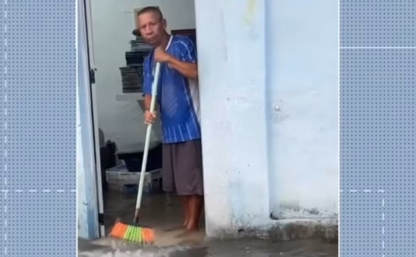 Ruas alagadas e prejuízos marcam manhã de transtornos após fortes chuvas em Maceió