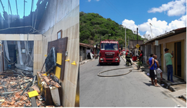 Incêndio em dois imóveis é registrado pelos bombeiros em Fernão Velho