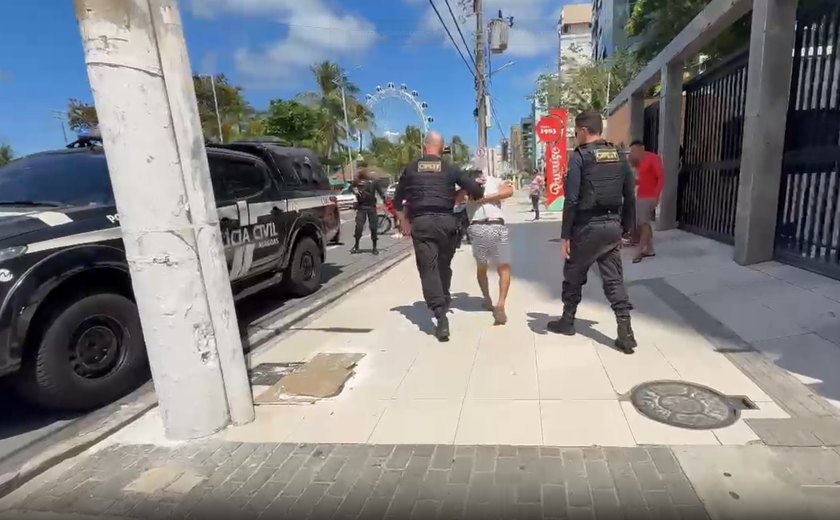 Suspeito é preso por policial à paisana logo após homicídio na orla da Pajuçara
