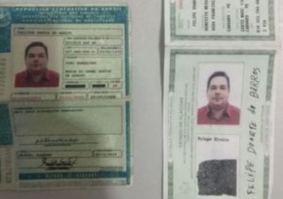 Homem é preso com identidade falsa