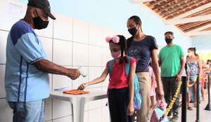 Alunos da rede municipal de Coruripe retornam às aulas presenciais