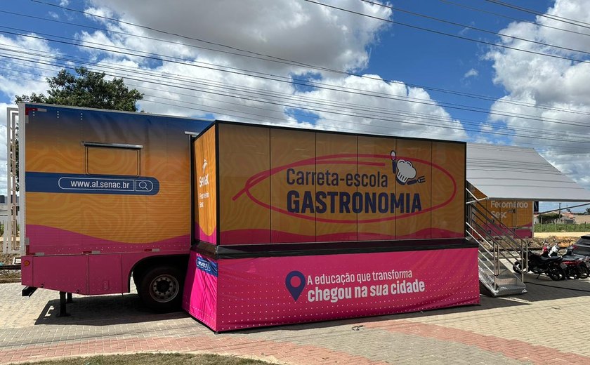 Carreta-escola de Gastronomia do Senac Alagoas será inaugurada no Festival Penedo Sabor & Jazz