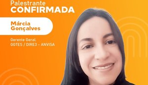 Gerente Geral da ANVISA Márcia Gonçalves e mais sete mulheres estarão participando do I Congresso Brasileiro da Independência Química