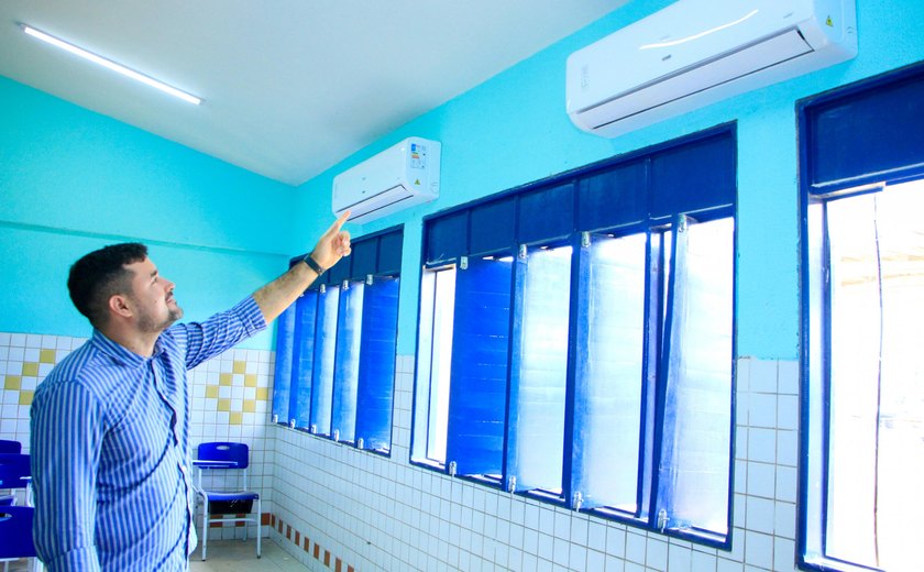 Em meio à onda de calor, Seduc investe em climatização de escolas estaduais