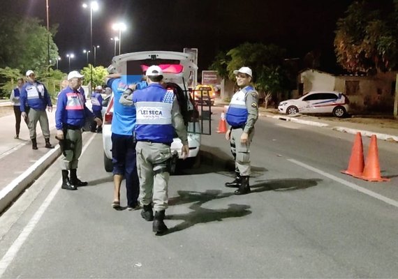 Lei Seca em Arapiraca termina com quatro prisões em flagrante por embriaguez ao volante