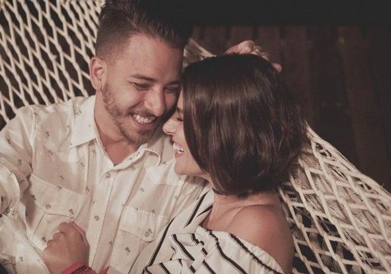 Mulher de Junior Lima, Mônica Benini está grávida esperando um menino