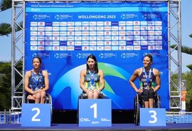 Jéssica Ferreira conquista bronze no Mundial de triatlo paralímpico