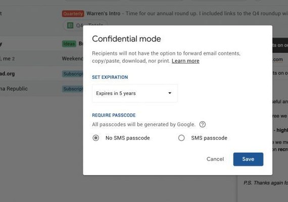 Em redesign do Gmail, Google testa mensagens que se autodestroem
