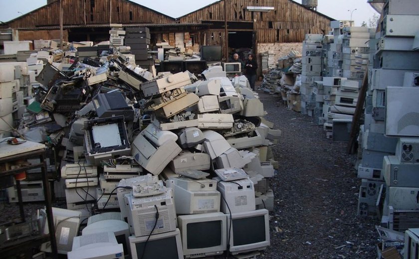 Relatório diz que mundo produz 44,7 milhões de toneladas de lixo eletrônico