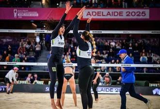 Três duplas brasileiras vão às quartas do Mundial de vôlei de praia