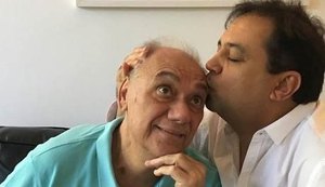 Geraldo Luis dá beijo na testa de Marcelo Rezende e manda mensagem positiva