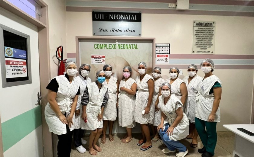 Hospital de Arapiraca comemora Semana 100% Mamãe Bebê com grande programação