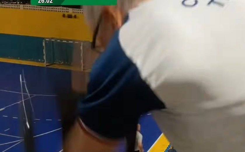 Diretor do CAHAN é afastado após arremessar cadeira durante confusão em jogo de handebol, em Maceió