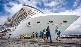 Maior cruzeiro a navegar em águas brasileiras chega em Maceió nesta terça-feira (3)