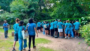 Cinturão Verde de Maceió vira sala de aula para estudantes da Bahia