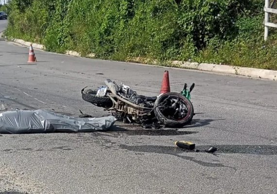 Colisão entre moto e van deixa um morto na ladeira da Chesf, em Rio Largo