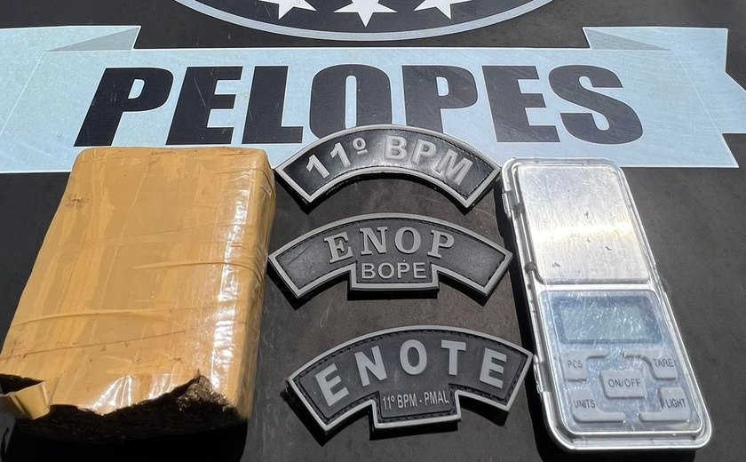 Operação da Polícia Militar apreende droga e R$ 11 mil em Penedo