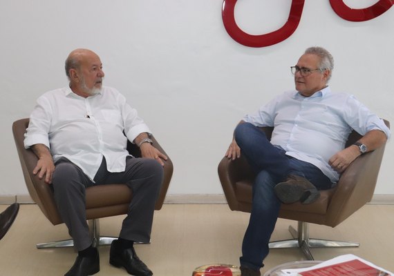 Lyra se reúne com senador Renan Calheiros para diálogo sobre a Braskem