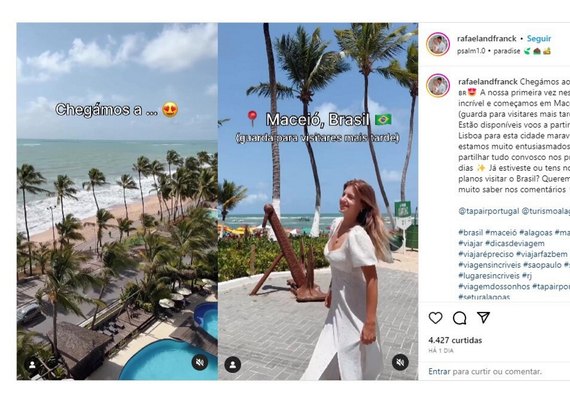 Estado realiza ação de marketing com influenciadores europeus para fomentar turismo internacional