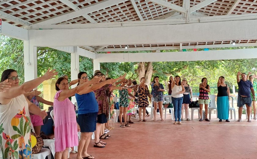 Ações de promoção à saúde mental mobilizam grupos de idosos de Maceió