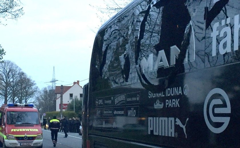 Polícia investiga se ataque a ônibus do Borussia Dortmund tem ligação com EI