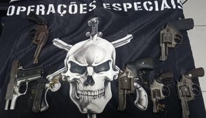 PM apreende seis armas de fogo em festa com apologia à facção criminosa no Virgem dos Pobres 3